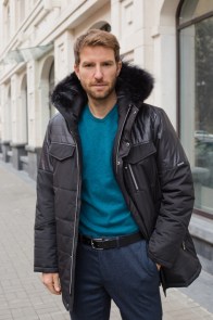 Зимняя куртка Nord Wind 542 - чёрный - с натуральным мехом